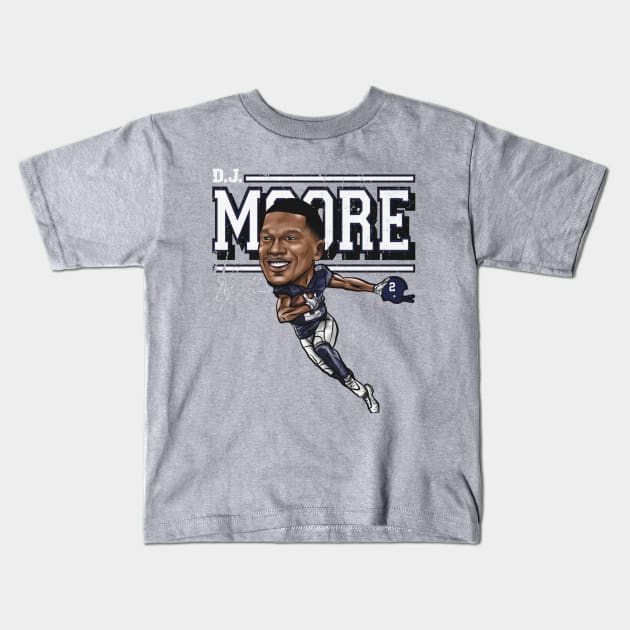 D.J. Moore Chicago Cartoon Kids T-Shirt by danlintonpro